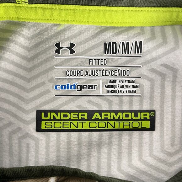 Under Armour Women's Fitted Cold Gear Scent Control Long Sleeve Hunting Hoodie M - Picture 4 of 10